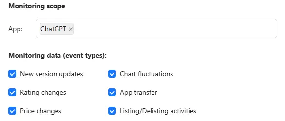 Flexible notification settings